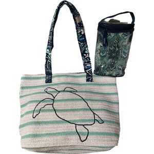 Vera Bradley beach bag set
